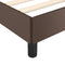 vidaXL - Bedframe - kunstleer - bruin - 180x200 - cm