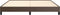vidaXL - Bedframe - kunstleer - bruin - 180x200 - cm
