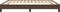 vidaXL - Bedframe - kunstleer - bruin - 180x200 - cm