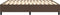 vidaXL - Bedframe - kunstleer - bruin - 180x200 - cm