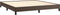 vidaXL - Bedframe - kunstleer - bruin - 180x200 - cm