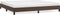 vidaXL - Bedframe - kunstleer - bruin - 200x200 - cm