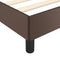 vidaXL - Bedframe - kunstleer - bruin - 200x200 - cm