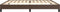 vidaXL - Bedframe - kunstleer - bruin - 200x200 - cm