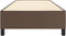 vidaXL - Bedframe - kunstleer - bruin - 80x200 - cm