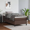 vidaXL - Bedframe - kunstleer - bruin - 80x200 - cm