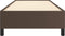 vidaXL - Bedframe - kunstleer - bruin - 80x200 - cm