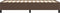 vidaXL - Bedframe - kunstleer - bruin - 80x200 - cm