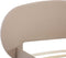 vidaXL - Bedframe - kunstleer - cappuccino - 100x200 - cm
