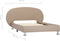 vidaXL - Bedframe - kunstleer - cappuccino - 100x200 - cm