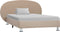 vidaXL - Bedframe - kunstleer - cappuccino - 100x200 - cm