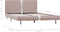 vidaXL - Bedframe - kunstleer - cappuccino - 140x200 - cm