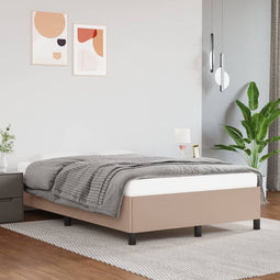 vidaXL - Bedframe - kunstleer - cappuccinokleurig - 120x200 - cm