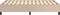 vidaXL - Bedframe - kunstleer - cappuccinokleurig - 120x200 - cm