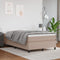 vidaXL - Bedframe - kunstleer - cappuccinokleurig - 120x200 - cm