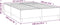 vidaXL - Bedframe - kunstleer - cappuccinokleurig - 140x190 - cm