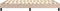 vidaXL - Bedframe - kunstleer - cappuccinokleurig - 140x190 - cm