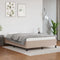 vidaXL - Bedframe - kunstleer - cappuccinokleurig - 140x190 - cm