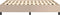 vidaXL - Bedframe - kunstleer - cappuccinokleurig - 140x190 - cm