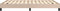 vidaXL - Bedframe - kunstleer - cappuccinokleurig - 140x190 - cm