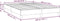 vidaXL - Bedframe - kunstleer - cappuccinokleurig - 140x190 - cm