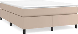 vidaXL - Bedframe - kunstleer - cappuccinokleurig - 140x200 - cm