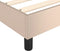 vidaXL - Bedframe - kunstleer - cappuccinokleurig - 140x200 - cm
