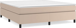 vidaXL - Bedframe - kunstleer - cappuccinokleurig - 160x200 - cm