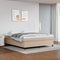 vidaXL - Bedframe - kunstleer - cappuccinokleurig - 160x200 - cm