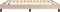vidaXL - Bedframe - kunstleer - cappuccinokleurig - 160x200 - cm