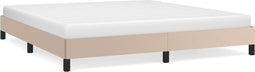 vidaXL - Bedframe - kunstleer - cappuccinokleurig - 180x200 - cm