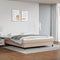 vidaXL - Bedframe - kunstleer - cappuccinokleurig - 180x200 - cm