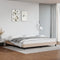 vidaXL - Bedframe - kunstleer - cappuccinokleurig - 200x200 - cm