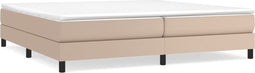 vidaXL - Bedframe - kunstleer - cappuccinokleurig - 200x200 - cm