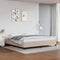 vidaXL - Bedframe - kunstleer - cappuccinokleurig - 200x200 - cm