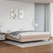 vidaXL - Bedframe - kunstleer - cappuccinokleurig - 200x200 - cm