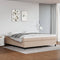 vidaXL - Bedframe - kunstleer - cappuccinokleurig - 200x200 - cm