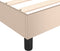 vidaXL - Bedframe - kunstleer - cappuccinokleurig - 80x200 - cm