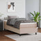 vidaXL - Bedframe - kunstleer - cappuccinokleurig - 90x200 - cm