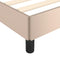vidaXL - Bedframe - kunstleer - cappuccinokleurig - 90x200 - cm