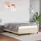 vidaXL - Bedframe - kunstleer - crèmekleurig - 120x200 - cm