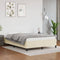 vidaXL - Bedframe - kunstleer - crèmekleurig - 140x200 - cm