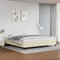 vidaXL - Bedframe - kunstleer - crèmekleurig - 200x200 - cm