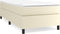 vidaXL - Bedframe - kunstleer - crèmekleurig - 90x200 - cm
