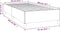 vidaXL - Bedframe - kunstleer - crèmekleurig - 90x200 - cm
