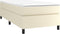 vidaXL - Bedframe - kunstleer - crèmekleurig - 90x200 - cm