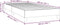 vidaXL - Bedframe - kunstleer - grijs - 100x200 - cm