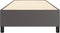 vidaXL - Bedframe - kunstleer - grijs - 100x200 - cm