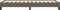 vidaXL - Bedframe - kunstleer - grijs - 100x200 - cm