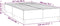 vidaXL - Bedframe - kunstleer - grijs - 120x200 - cm